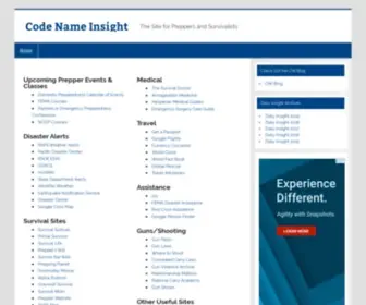 Codenameinsight.com(Code Name Insight) Screenshot