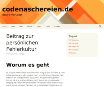 Codenaschereien.de(Codenaschereien) Screenshot