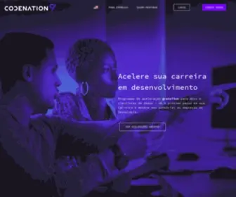 Codenation.com.br(Acelerando a carreira de quem acelera o mundo) Screenshot