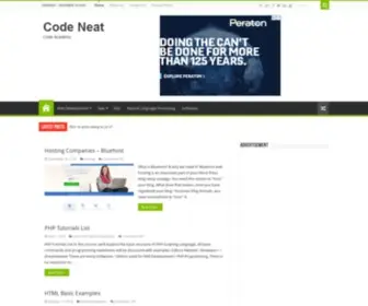 Codeneat.com(Code Neat) Screenshot