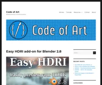 Codeofart.com(Code of Art) Screenshot