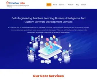 Codeoverlabs.com(Custom Software Development Company Chandigarh) Screenshot