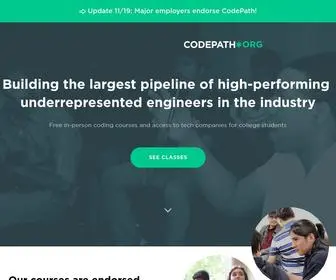 Codepath.org(Tech Excellence for All Computer Science Students) Screenshot