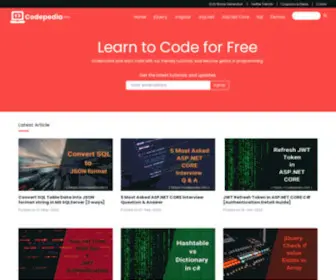 Codepedia.info(Web Development blog) Screenshot