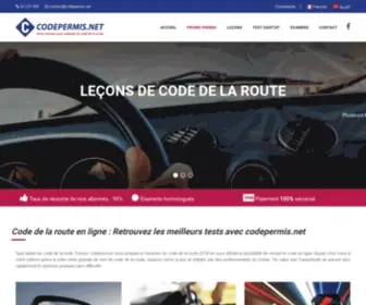 Codepermis.net(Code de la route tunisie 2019) Screenshot