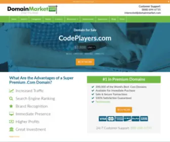 Codeplayers.com(Buy a Domain Name) Screenshot