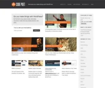 Codepoet.com(A resource for WordPress Professionals) Screenshot