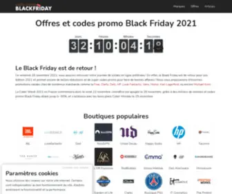Codepromoblackfriday.fr(Codes promo Black Friday 2021) Screenshot