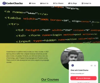 Coderchacha.in(Learn Programming) Screenshot