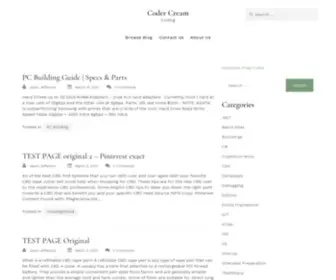 Codercream.com(Coder Cream) Screenshot