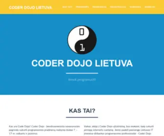 Coderdojo.lt(Coder Dojo Lietuva) Screenshot