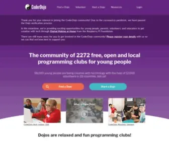 Coderdojo.org(CoderDojo) Screenshot