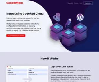 Codered.cloud(Fully managed hosting for Django) Screenshot