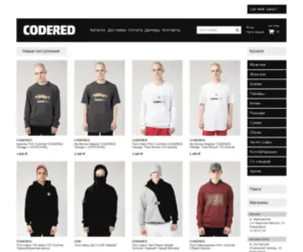 Codered.su(Культовая отечественная марка одежды) Screenshot