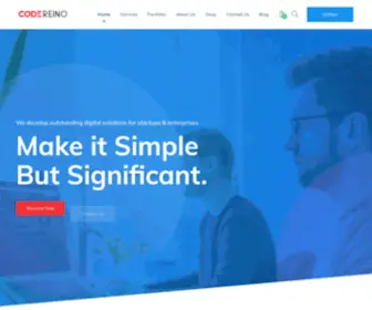 Codereino.com(Codereino Pvt Ltd) Screenshot