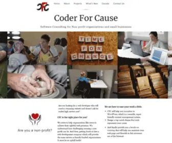 Coderforcause.com(Coderforcause) Screenshot