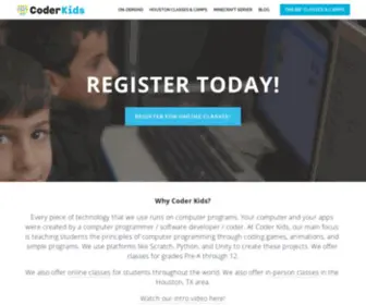 Coderkidstx.com(Coder Kids) Screenshot