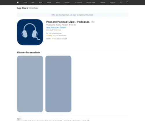 Coderocker.de(Procast Podcast App) Screenshot