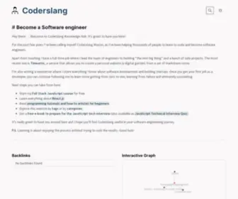 Coderslang.com(Connection timed out) Screenshot