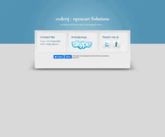Codertj.com(Opencart expert) Screenshot