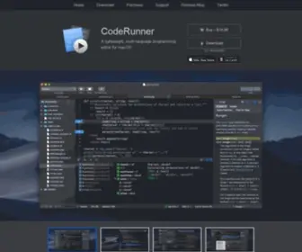 Coderunnerapp.com(Programming Editor for macOS) Screenshot