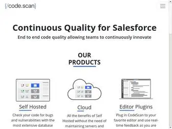 Codescan.io(CodeScan’s Salesforce code scanning tool) Screenshot