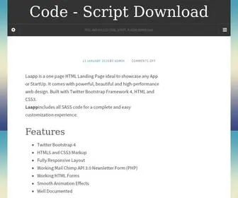 Codescriptplugin.com(Free and nulled code) Screenshot