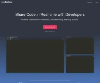 Codeshare.io(Share code in real) Screenshot
