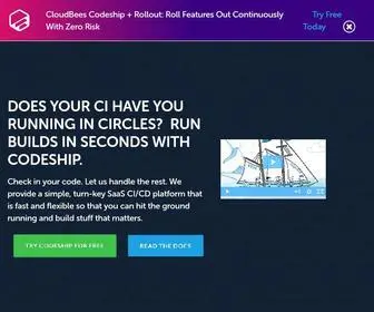 Codeship.com(CloudBees CodeShip is a Software as a Service (SaaS)) Screenshot