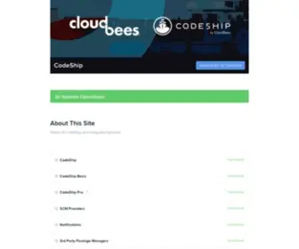 Codeshipstatus.com(CodeShip Status) Screenshot