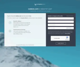 Codesic.com(codesic) Screenshot