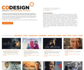 Codesign.it(London based freelance web design and consultancy) Screenshot