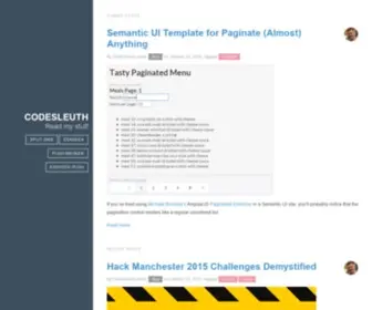 Codesleuth.co.uk(Codesleuth) Screenshot