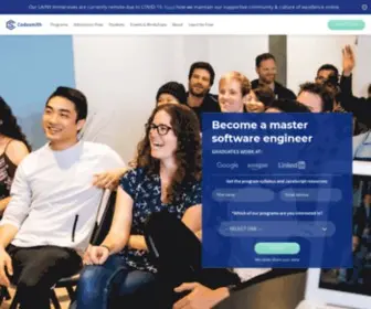 Codesmith.io(Top Ranked Software Engineering School Online) Screenshot