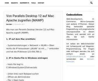 Codesolutions.de(Web-Development, Coding, Magento) Screenshot