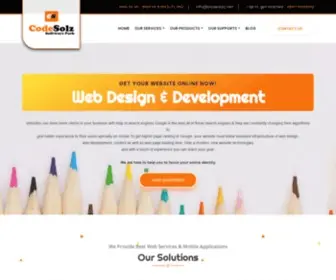 Codesolz.net(Custom Web Design and Development Company In Bangladesh) Screenshot