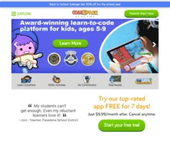 Codespark.com(CodeSpark Academy) Screenshot