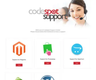 Codespotsupport.com(Support Center) Screenshot