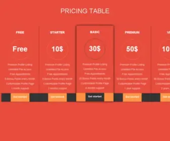 Codestar.xyz(Pricing Table) Screenshot