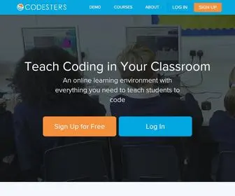 Codesters.com(Coding in your Classroom) Screenshot