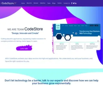 Codestoresolutions.com(Home Company in UK) Screenshot