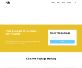 Codestracker.com(The project for parcels online tracking) Screenshot