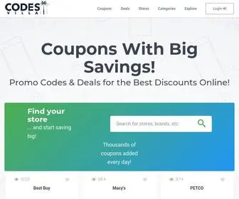 Codesvilla.com(Exclusive Coupons) Screenshot