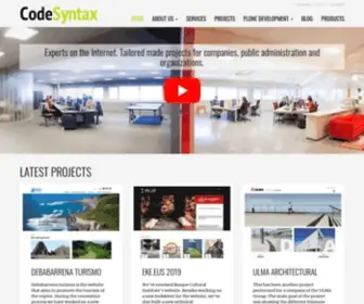 Codesyntax.com(Experts on the Internet) Screenshot