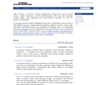 Codesynthesis.com(Code Synthesis) Screenshot