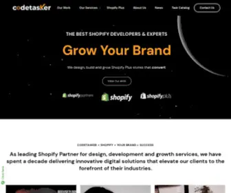Codetasker.com(Get help with the best Shopify Experts) Screenshot