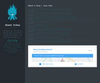 Codethoi.com(Khánh's Blog) Screenshot