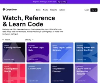 Codetime.io(Watch, Reference & Learn Code) Screenshot