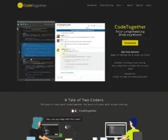 Codetogether.com(Pair Programming from Anywhere) Screenshot
