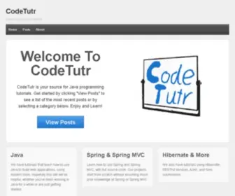 Codetutr.com(See related links to what you are looking for) Screenshot